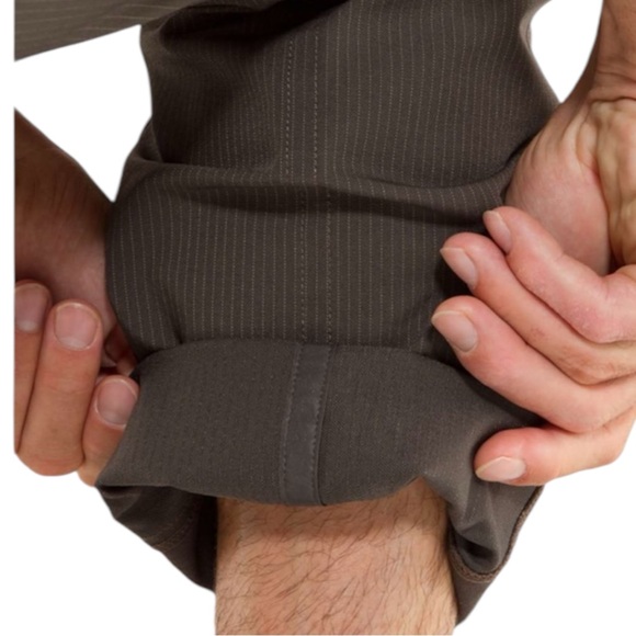 LULULEMON Men's Work to Play Pinstripe Black Pants Size 30” x 34” -- Older Style - Picture 3 of 11